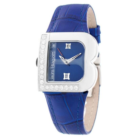 Laura Biagiotti Purple Leather Dress Women's Watch